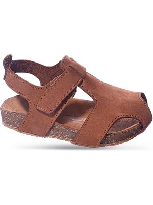 Sanbe 510 V 2001 21-25 Erkek Deri Sandalet Tarçın