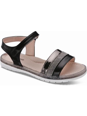 Sanbe 503 V 1301 31-36 Kız Çocuk Sandalet Siyah