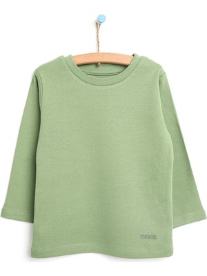 Hello Baby Basic Balıkçı Interlok Sweatshirt Erkek Bebek