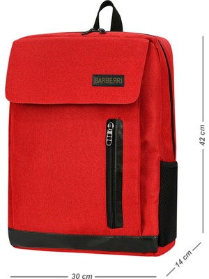 Barberri Lisanslı Tam Korumalı Ortopedik Laptop Bölmeli Günlük ve Okul Sırt Çantası