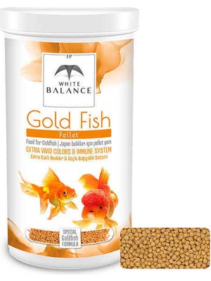 White Balance Gold Fish Pellets 250 ml