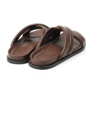 John May Erkek Terlik Ag- 22220-35 John May Sandal Kahve