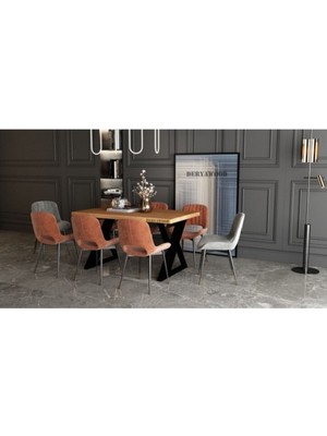 Deryawood Masif Ahşap Algol Çalışma Masası 70*130*76 cm