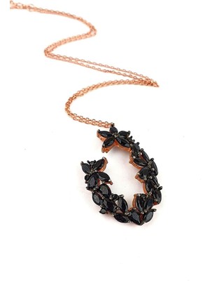 Ose Shop Oniks Taşlı 925AYAR Gümüş Üzerine Kolye