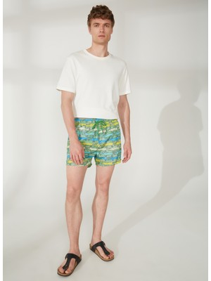 Louren Yeşil Erkek Şort Mayo EŞ6600