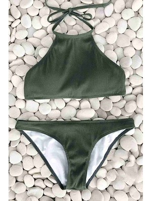Eros Fantezi 2023-2024 Tankini Bikini Takım Yeşil