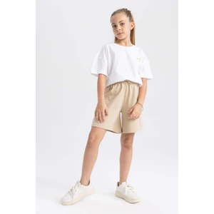 Kız Çocuk Kargo Fit Şort B0255A823HS