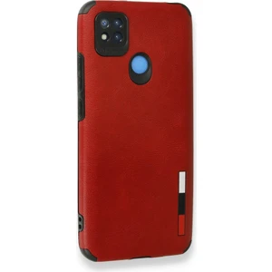 Xiaomi Redmi 9c Kılıf Deri Tasarım Yeni Lüx Silikon