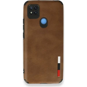 Xiaomi Redmi 9c Kılıf Deri Tasarım Yeni Lüx Silikon