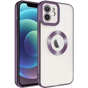 Apple  iPhone 12 Kenarları Renkli Kamera Korumalı Kılıf Kapak