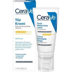 SPF50+ Güneş Korumalı Nemlendirici Yüz Kremi