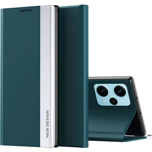 Lr Joyful Xiaomi Poco F5 5g / Redmi Not 12 Turbo Pu Deri Deri Kapak Elektrapılaşma Anti-Çizelge Anti Telefon Kılıfı Stand (Yurt Dışından)