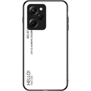 Lr Joyful Xiaomi Poco X5 Pro 5g / Redmi Note 12 Pro Speed ​​5g Telefon Kılıfı Temperli Cam Ince Kılıf (Yurt Dışından)