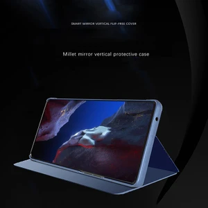 Lr Joyful Xiaomi Ayna Yüzey Kılıfı Redmi K60 5g / K60 Pro 5g / Poco F5 Pro 5g Pencere Elektrapan Deri Telefon Kapağı (Yurt Dışından)