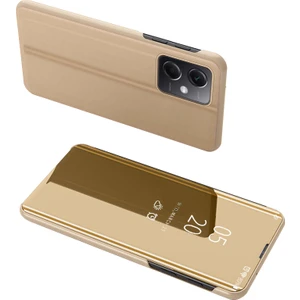 Lr Joyful Xiaomi Poco X5 Pro 5g / Redmi Note 12 Pro Speed ​​5g / Not 12 Pro 5g Pencere Pu Deri Telefon Kılıfı Elektrokaplatma Ayna Yüzey Stand Kapağı (Yurt Dışından)