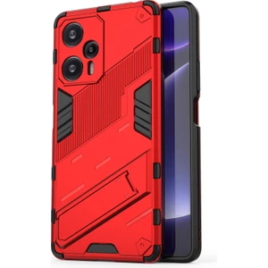 Lr Joyful Xiaomi Redmi Note 12 Turbo / Poco F5 5g Sabit Pc + Esnek Tpu Telefon Kılıfı Kickstand Shockproof Cover (Yurt Dışından)