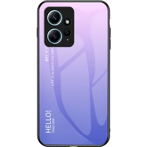 Lr Joyful Xiaomi Redmi Note 12 4g Telefon Kılıfı Temperli Cam+Pc+Tpu Gradyan Cep Telefonu Kapağı (Yurt Dışından)