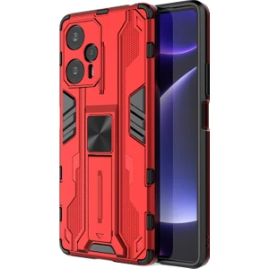 Lr Joyful Xiaomi Redmi Note 12 Turbo / Poco F5 5g Kickstand Anti-Drop Anti-Drop Telefon Kapağı Sabit Pc Yumuşak Tpu Kılıfı (Yurt Dışından)