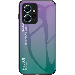 Lr Joyful Xiaomi Redmi Note 12 4g Telefon Kılıfı Temperli Cam+Pc+Tpu Gradyan Cep Telefonu Kapağı (Yurt Dışından)