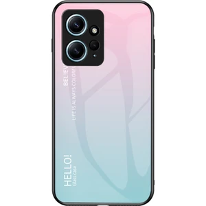 Lr Joyful Xiaomi Redmi Note 12 4g Telefon Kılıfı Temperli Cam+Pc+Tpu Gradyan Cep Telefonu Kapağı (Yurt Dışından)