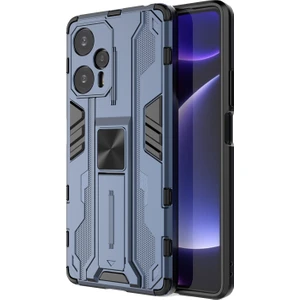 Lr Joyful Xiaomi Redmi Note 12 Turbo / Poco F5 5g Kickstand Anti-Drop Anti-Drop Telefon Kapağı Sabit Pc Yumuşak Tpu Kılıfı (Yurt Dışından)