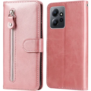 Lr Joyful Xiaomi Redmi Not 12 4g Zipper Cep Deri Kılıf Buzağı Doku Stand Cüzdan Telefon Kapağı (Yurt Dışından)