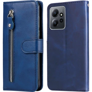 Lr Joyful Xiaomi Redmi Not 12 4g Zipper Cep Deri Kılıf Buzağı Doku Stand Cüzdan Telefon Kapağı (Yurt Dışından)