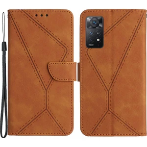 Lr Joyful Xiaomi Redmi Note 12 Pro 4g / Note 11 Pro 4g (Mediatek) / Note 11 Pro 5g (Qualcomm) Basılı Hat Telefon Kılıfı Deri Kapak Cüzdanı (Yurt Dışından)