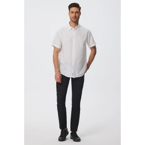 Lee Cooper Andre Erkek Dokuma Gömlek Off Whıte