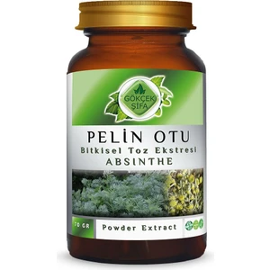 Gökçek Şifa Pelin Otu Toz Ekstresi 70 gr Cam Kavanoz