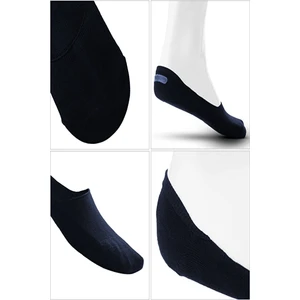 Hepsine Rakip 12LI Erkek Bambu Silikonlu Babet Çorap Kaydırmaz Bantlı Ekonomik