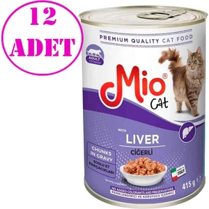 Ciğerli Kedi Konservesi 415 GR 12 AD