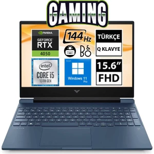 Hp Victus 15-FA1033NT 7N9V2EA05 I5-13500H 32GB 512SSD RTX4050 15.6" Fullhd W11P Taşınabilir Bilgisayar