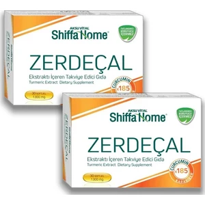 Shiffa Home Aksu Vital Zerdeçal 30 Kapsül x 1300 mg 2 Adet