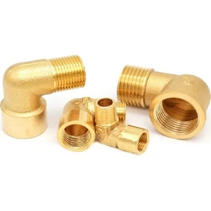 BH Büyük Hidrolik 3/8 Sarı Kuyruklu Dirsek