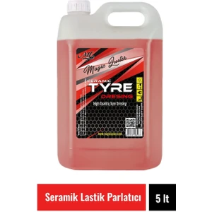 Magic Luster Detailing Tyre Dressing 5 Lt Konsantre Lastik Jel Parlatıcı (1*3 ) ( Seramik Içerikli Lastik Parlatıcı )