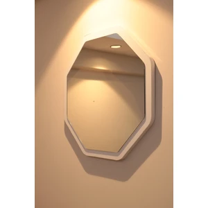 Klt Modüler Dekoratif Yuvarlak Beyaz Antre, Koridor, Salon, Mutfak, Banyo, Wc, Ofis, Hol Wc Ayna 60CM