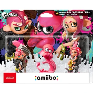 Octoling Triple Pack (Octoling Boy + Octopus + Girl) Amiibo (Splatoon Collection)