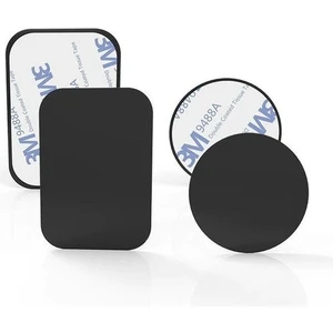 2ADET Telefon Araç Içi Tutucu Stant Metal Plaka Magnetic Mıknatıslı Tutucular Için Metal Saç Seti 3m