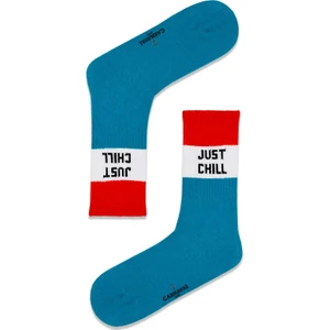 Carnaval Socks Just Chill Yazılı Renkli Çorap