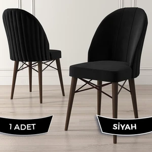 Jena Serisi 1 Adet Mutfak Sandalyesi 1.sınıf Babyface Ithal Kumaş Ceviz Gürgen Ayak