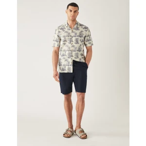 Marks & Spencer Regular Fit Keten Chino Şort