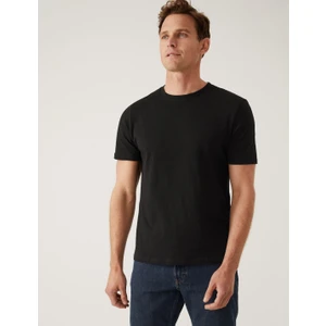 Marks & Spencer Saf Pamuklu Kısa Kollu T-Shirt