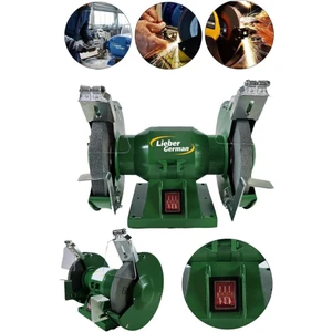 Lieber German 150 Mm Turbo Motorlu 3600 Watt Çark Motoru Zımpara Balta Bıçak Bileme Makinesi Taş Motoru Taslama