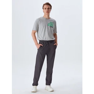 Erkek Basıc Düz Paça Antrasit Eşofman