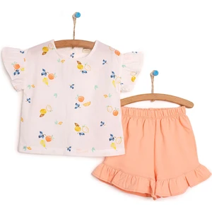 Fruit Season Tshirt-Şort Takım Kız Bebek