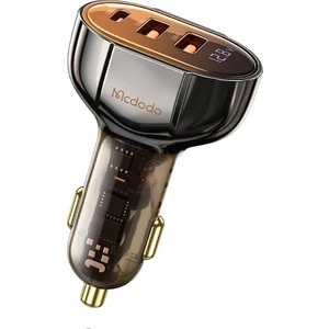 CC-2300 100W Pd 1xtype-C 2xusb Girişli Hızlı Araç Şarj Aleti Kahverengi