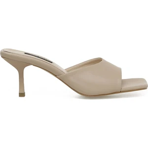 Nine West Mayko 3fx Bej Kadın Topuklu Terlik