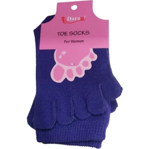 Parmak Çorap Kadın Pamuklu Soket Parmak Çorap