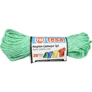 Naylon Çamaşır Ipi 20 Mt 1 Adet Tm-415 Gkh